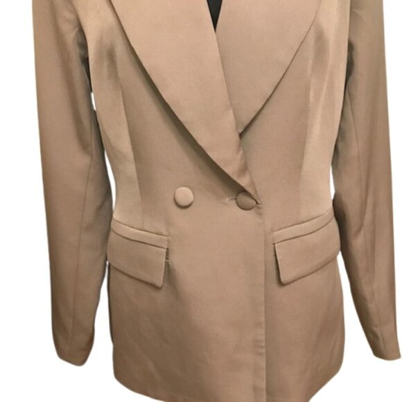 Pretty Little Thing Women's Double Breasted Oversized Boxy Fit Blazer Size 10 - Picture 5 of 10